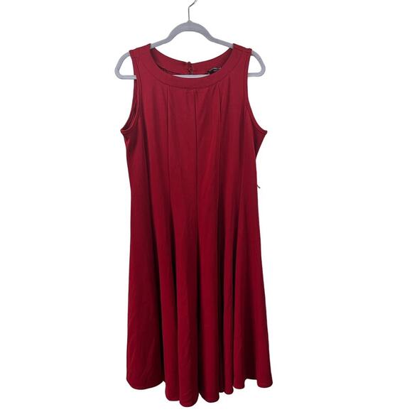 Blooming Rose Red A-Line Dress Size 1X - Picture 1 of 3